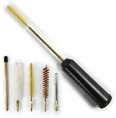 GUGULUZA Pistole Reinigung 9mm Reinigungsset Für Cal.38/357 / 9mm Taschenformat 7pcs/Set