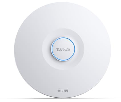 Tenda Wi-Fi 7 BE5010 Dual-Band Access Point, 2.5G PoE+ Port, Gigabit LAN Port, Ceiling & Wall Mount, Seamless Roaming, MU-MIMO, OFDMA, Multiple SSIDs (I36)