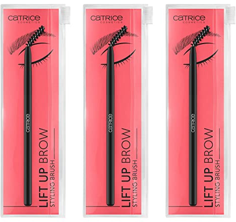 Catrice Lift Up Brow Styling Brush, Accessoires, Schwarz, Expressergebnis, Nanopartikel frei, 3er Pack (3x1pcs)