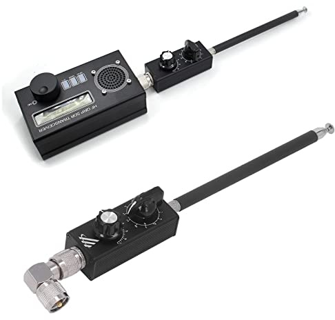 Srdh QRP Antena de onda corta, portátil HF de banda completa sintonizada, FM Aviación UV pequeña antena para transmisión de recepción de señal