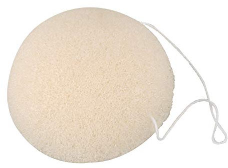 natural konjac cleaning sponge - White