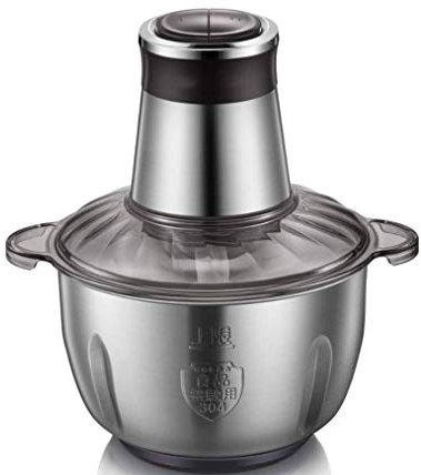 Samnuerly Hachoir à Viande ménage électrique Multifonction en Acier Inoxydable Petit mélangeur de Cuisine, Machine à Viande hachée, Hachoir à légumes