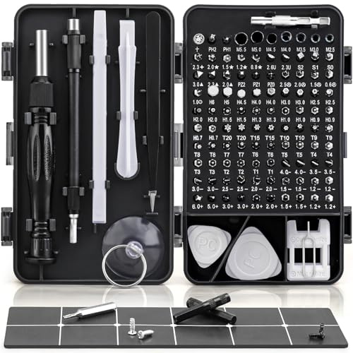 Precision Screwdriver Set, NOVOARD Electronics Screwdriver with 101 Magnetic Screw Driver Bits, Electonics Repair Tool Kit for Computer, PC, Laptop, iPhone, MacBook, Game Console, Jewelry Accessories