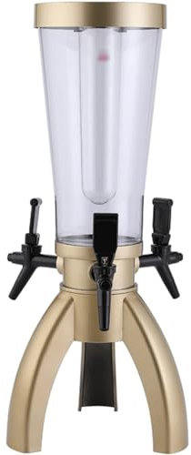 HSHTTKL Dispensador de Torre de Cerveza de 3L/101OZ, Torre de Bebidas con carámbano y Tres grifos, dispensador de Bebidas, Jugo, Vino, Barril de Cerveza
