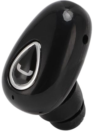 Sxhlseller Mini Oreillette Bluetooth Unique, sans Fil, Petit Casque d'oreille Unique avec Microphone, Bouchon d'oreille à Réduction de Bruit pour Le Travail de Conduite Sportive
