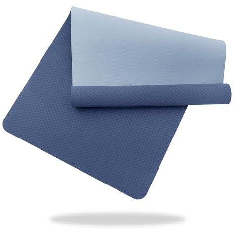 Good Nite Yoga Matte Groß Yogamatte XXL 190 x 80 x 0.6 cm Gymnastikmatte Sportmatte Rutschfest TPE Fitnessmatte Trainingsmatte Pilates Matte für Yoga Pilates Training Gym