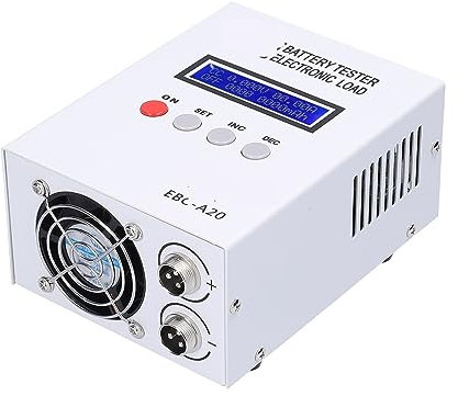 Tester per batterie EBC-A20 Tester batteria 85W Tester capacità batteria al litio piombo-acido 5A Ricarica 20A Supporto controllo software di scarico Applicazione più ampia