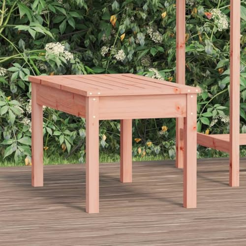 SDWEHO7 Gartenbank im Lattenrost-Design, Lounge-Bänke, Balkonbank wetterfest, Terrassenbank, GartenMöbel, Outdoor-Bank, Sitzbank, 80x44x45 cm Massivholz Douglasie