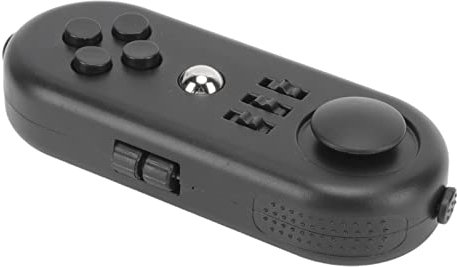 Fidget Cube, Cube Fidget Toy ADHD Tools Mit 13 Verschiedenen Funktionen Wie Zugfeder, Zahnrad, Rolle, Knopf usw. Kunststoff-EDC-Spielzeug, Stressabbau-Fidget für (3 Ganz Schwarz)