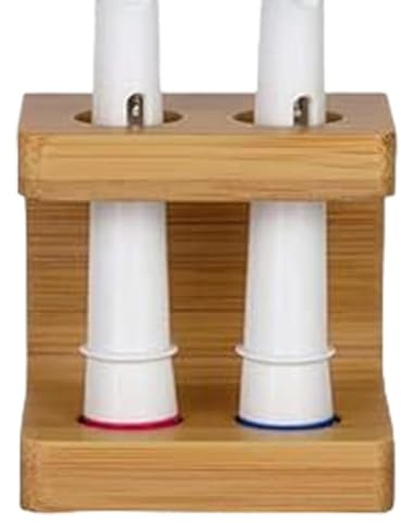Holz Zahnbürstenhalter Elektrische Zahnbürste Organizer Zahnbürstenständer Mit Rutschfestem Boden Elektrische Zahnbürste Halterung Aufsteckbürsten Halter Zahnbürsten Organizer Für Badezimmer