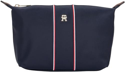 TOMMY HILFIGER TH-ICON Kulturbeutel für Damen, Nylon Corp, AW0AW17952, Blau (Corp), Einheitsgröße, Blau (Corp), One Size