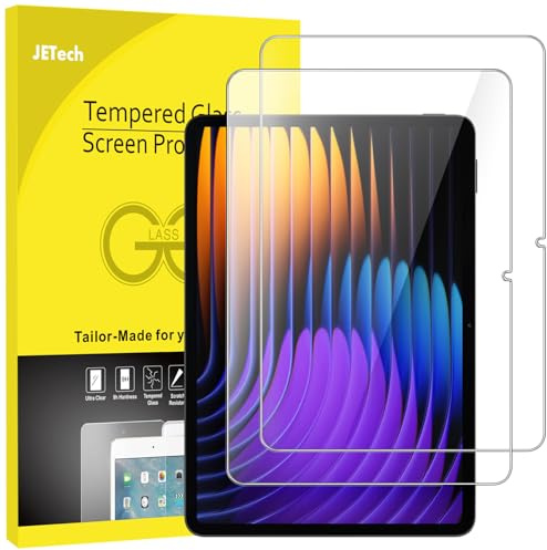 JETech Pellicola Protettiva per Xiaomi Pad 8/8 Pro & Pad 7/7 Pro (11,2 Pollici, 2026/2025 Modello), 9H Vetro Temperato Film, HD Chiaro, Pacco da 2