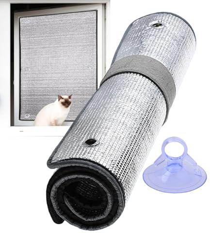 Film isolant réfléchissant | Feuille d'aluminium double face pour porte de grenier et toit | Barrière thermique pour fenêtre de véranda | Matériau isolant thermique en mousse | Autocollant pour vitre