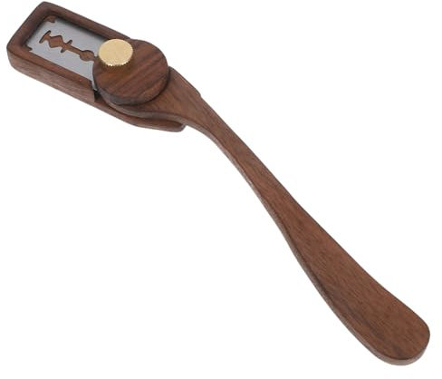 Healifty Cuchillo de Corte para Pan con Mango de Madera Ergonómico y Cuchilla Inoxidable Herramienta de Decoración para Masa de Pan para y Cocineros