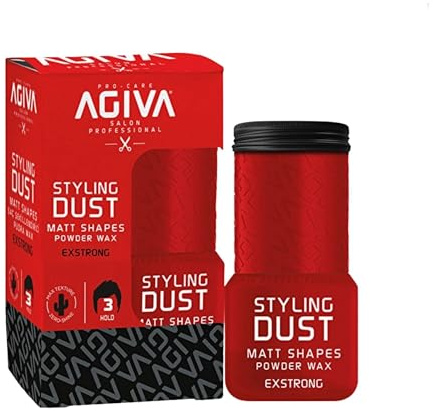 Hair Styling Powder Wax 03 Red Extra Strong Hold 0.71oz Volumizing Hair Powder for Men, Strong Hold & Matte Finish, Texture & Lift for Fine or Thin Hair