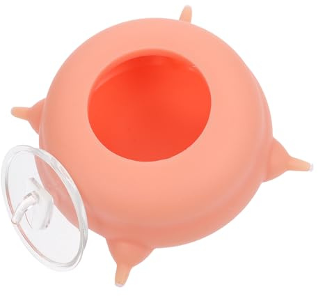 Veemoon Distributeur de Nourriture pour Nés en Silicone Rose, Léger et Facile à Nettoyer, Outil d'alimentation pour l'allaitement des Petits Animaux Domestiques