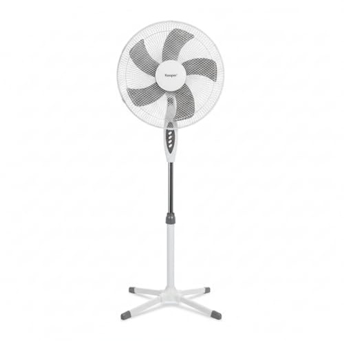 Generico Ventilatore a Piantana 40 cm con 3 Velocità – Altezza Regolabile e Oscillazione – Ventola Silenziosa per Casa, Ufficio e Camera da Letto