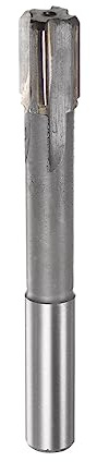 sourcing map Hartmetall Reibahle 15.5 mm, 4 Schneidig, H8/H7 Genauigkeit, Sandstrahlbeschichtung Maschinenreibahle für Metall Holz Loch Reiben, Gerade Nut Hochgeschwindigkeitsstahl Werkzeug