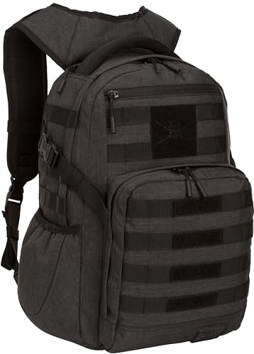 SAMURAI TACTICAL's Wakizashi Travel Backpack - Military Style with MOLLE System, Assault Design for Durability and Functionality, One Size, Heathered