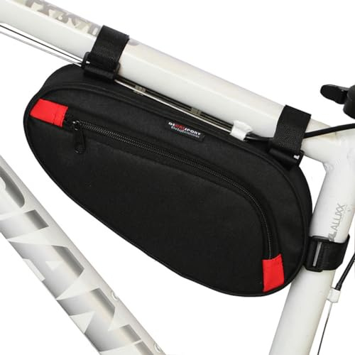 ZONADAH Borsa per tubo anteriore del telaio, borsa a triangolo, borsa per telaio da mountain bike, antiurto, impermeabile, resistente all'usura, borsa per la conservazione della bicicletta, accessorio