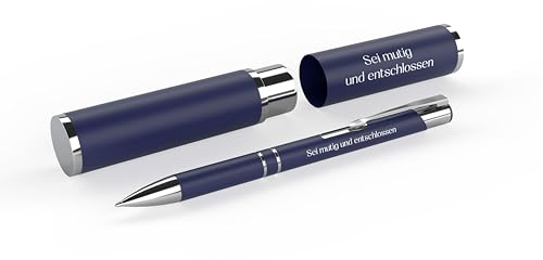 Kugelschreiber im Etui - Sei mutig und entschlossen