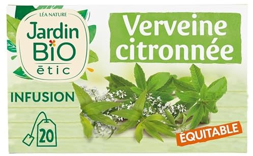Infusion Bio Verveine Sérénité Jardin Bio Étic - Pause Relaxante 28g Mesurez le calme avec cette infusion biologique et découvrez la sérénité dans chaque gorgée. - Le Lot De 4