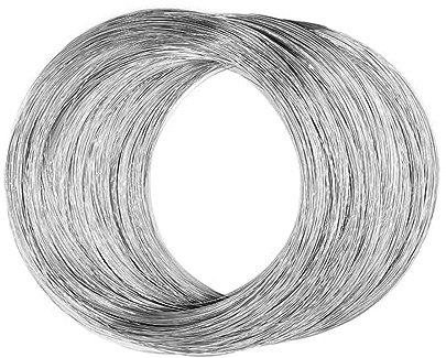 OZXJW Einzeldraht aus Edelstahl 304, mittelhart, feiner Draht, 0,2/0,3/0,4/0,5/0,6/0,7/0,8/1/1,5/2 mm Stahldraht(0.4mmX10meters)