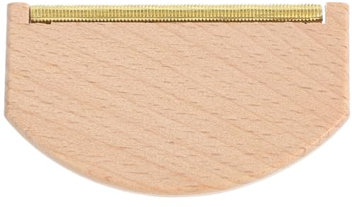 OUNONA Pettine Manuale Portatile per Maglioni Lana E Cashmere con Manico in Legno Levapelucchi per Tessuti Rimuovi Pelucchi E Pallini per Maglieria E Cappotti