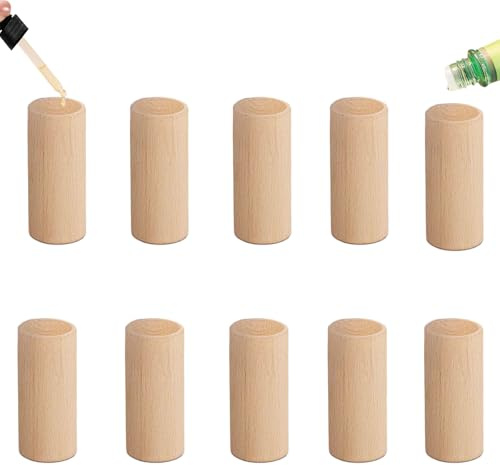 Diffuser holz, 10 Stück Klein, Holz für Ätherische Öle, Diffusor für Workout, Yoga, Meditation, Das Heimbüro