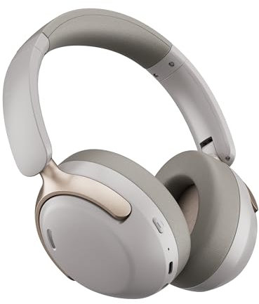 LORELEI QC30 Hybrid-Kopfhörer mit aktiver Geräuschunterdrückung, kabellose Over-Ear-Headsets, 60 Stunden Spielzeit, Bluetooth-Kopfhörer mit Mikrofon, tiefer Bass, bequeme Passform, Ohrenschützer
