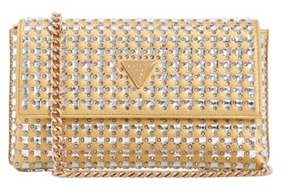 GUESS Zalina Flap Clutch Gold