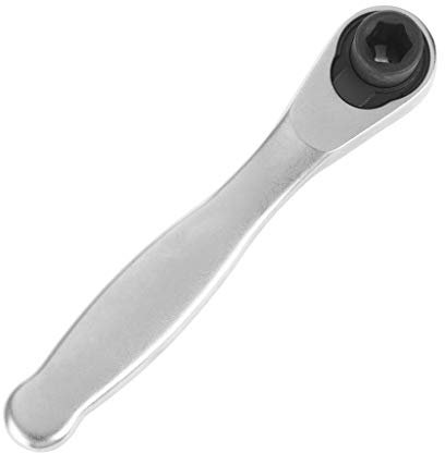 Jiqoe 1/4 Ratchet Socket Wrench Screwdriver Hex Torque 72 Teeth Auto Quick Release