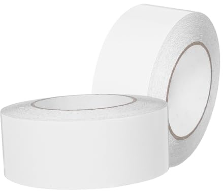 NUOBESTY 2 Rouleaux Ruban Adhésif Tapis Multi Usage de Ruban Adhésif pour Moquettes et Tapis Facile à Installer Enlever pour Réparations Intérieures et Extérieures