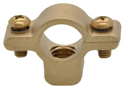 Passar 15 22 28 35 42 54 65 80 100mm ytterdiameter rör mässing M10 rörklämma fäste stödhängare fast VVS vatten(54mm(Range 52-54mm))
