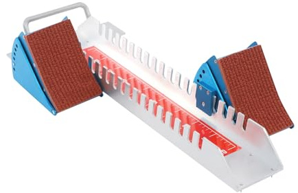 MooBeey Bloques de carreras de alta calidad de aleación de aluminio, 6 ajustes de ángulo, bloque de inicio de atletismo con escalas precisas, bloques portátiles para pista de carrera, pedales