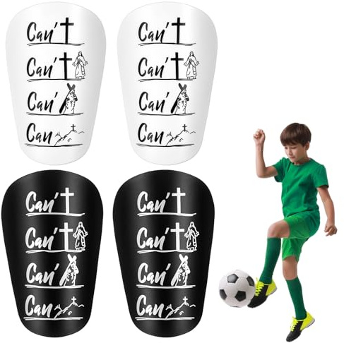 Tyqour 2 Paar Mini-Schienbeinschoner – Ultraleichte, kleine Schienbeinschoner für Jungen und Mädchen – Bequeme Passform für Fußball, Hallenfußball und Training