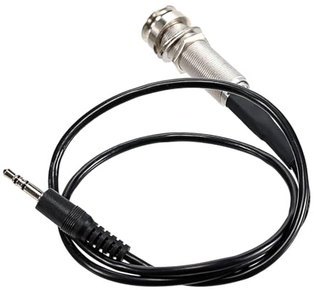 Piezo Endpin gitarrkabel med snabbanslutningsadapter – ingen lödning behövs för akustiska och elektriska gitarrpickups, perfekt för musiker