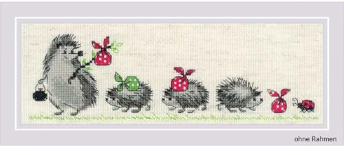 Riolis Kreuzstich-Set Igel, Zählmuster