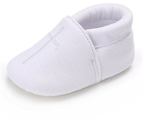 Cinda baby dop skor, Vit, 0-6 månader
