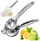 Lemon Squeezer - Lemon Squeezer Manual Citrus Juicer - Lemon Manual Press Juicers Stainless Steel - Lime Squeezer Lemon Juicer Squeezer with Grater