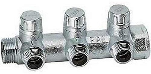 3870 134TP 3-Wege-Verteiler MULTIFAR-Absperrventile 1X3 / 4 M FLAT HEAD FAR