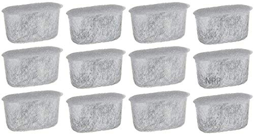 NRP Activated Carbon Cartridges Compatible with Cuisinart DCC-RWF, Kenmore Drip, Delonghi, Capresso (Pack of 12)