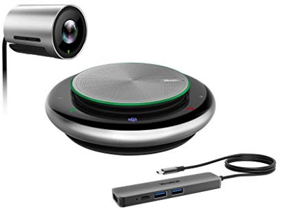 Yealink Solution de vidéoconférence Room System Meeting Kit - Kit 4K Caméra UVC30 + USB/Bluetooth Kit Mains Libres CP900 + BYOD Box