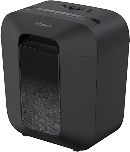 Oficina Marca FELLOWES Modelo DESTRUCTORA DE Documentos FELLOWES LX-25M Capacidad 6H Seguridad P4 DESTRUYE Grapas Clips Y Tarjeta Papelera 11,5