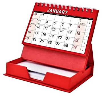 2026 Desktop Calendar - Month to View Calendar with Memo Note Pad (Stand Alone SMP3047)