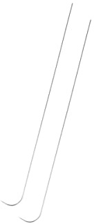 INNSPIRO Gebogene Nadeln, 19 cm, 2 Stück