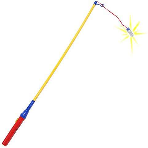 alles-meine.de GmbH 1 Stück Laternenstab - LED - elektrisch für Batterie - z. B. für Lampions & Laternen - 51 cm - HELL - Laternenumzug - Mädchen Jungen/Kinder - Papierlatern..