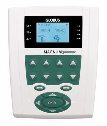 GLOBUS | Magnum 3000 Pro, Professionelle Magnettherapie 400 Gauss, | 70 zertifizierte Programme, zur Behandlung von Osteoartikulären Erkrankungen und zur Erholung nach orthopädischen Operationen