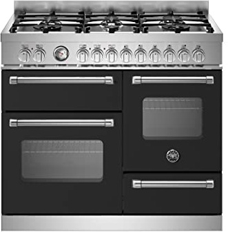 Bertazzoni Master Series MAS106L3ENEC Dual Fuel Range Cooker - Matt Black - A/A Rated