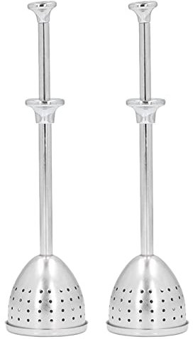 Infusor de Hojas de té, 2 uds., Filtro de té de Malla Fina, Filtro de té de Mango Largo, Tubo Difusor de té, Filtro de té de Malla Fina